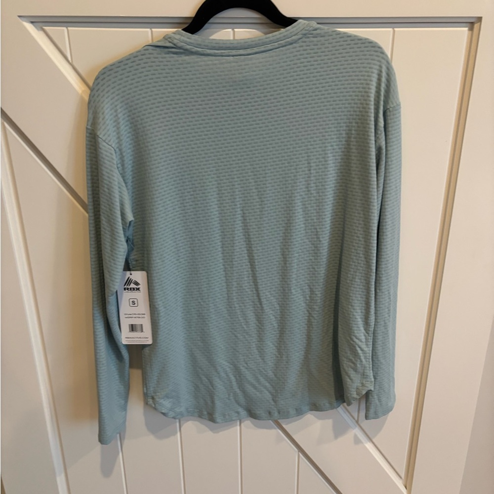 RBX Light Blue Activewear Top - Picture 2 of 4
